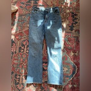Abercrombie flare high rise jeans